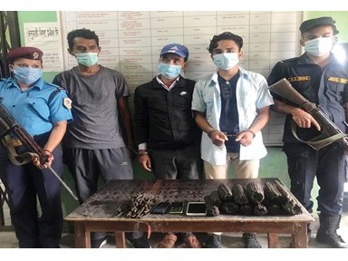 लागु औषध सहित तीन जना पक्राउ